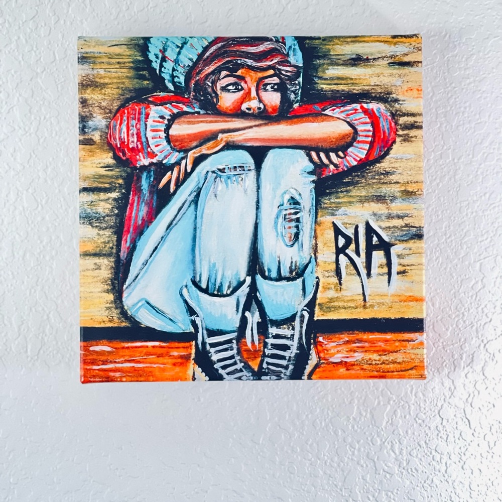 💕iCANVAS💕By Ria 12” by 12”Beautiful Canvas. Add.an special touch to your home
